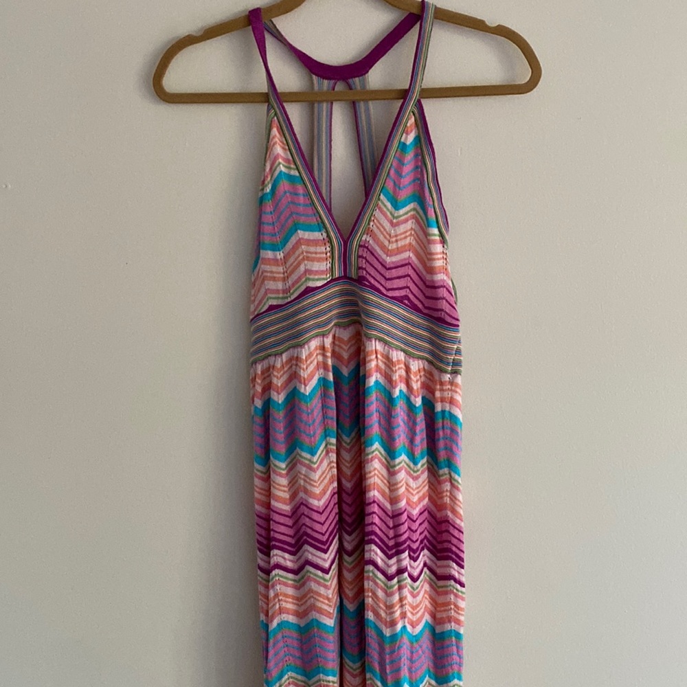 Macbeth collection knit crochet maxi dress